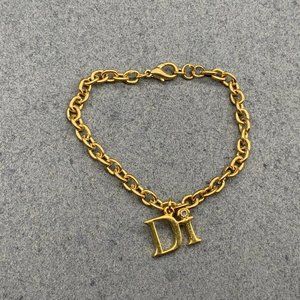 Diamonds International Charm Bracelet Gold Di Chain